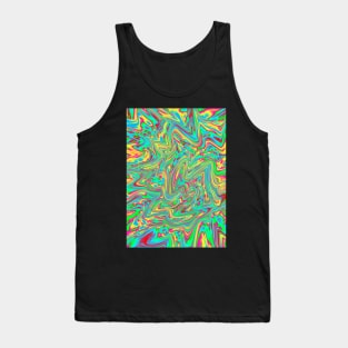 Trippy Spiral Abstract Tank Top